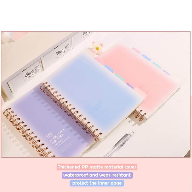 Multicolor Spiral Notebook Set