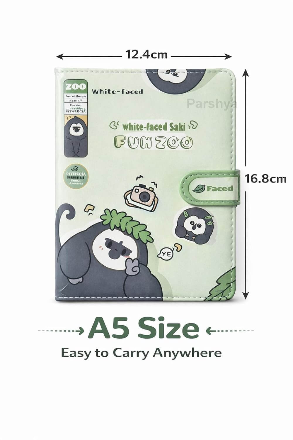 Cute Animal Magnetic Lock Diary Notebook