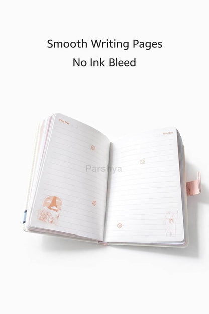 Cute Animal Magnetic Lock Diary Notebook