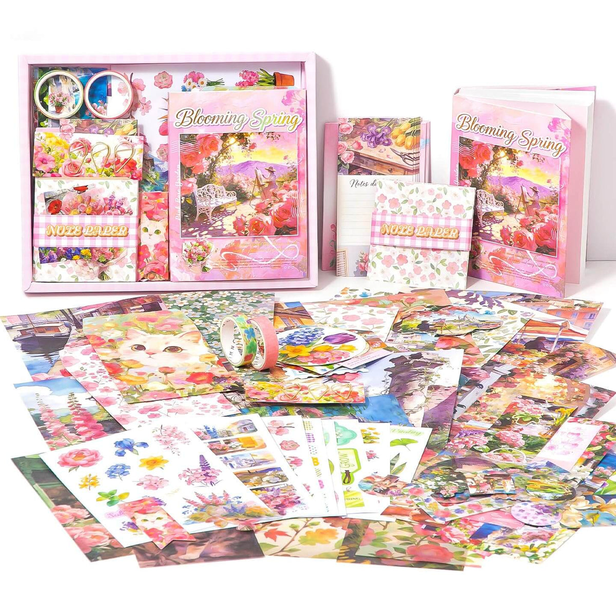 Blooming Spring  Vintage Scrapbook Kit