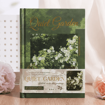 Quiet Garden Hardcover Journal Notebook
