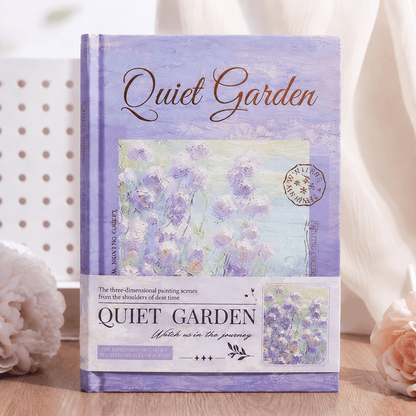 Quiet Garden Hardcover Journal Notebook