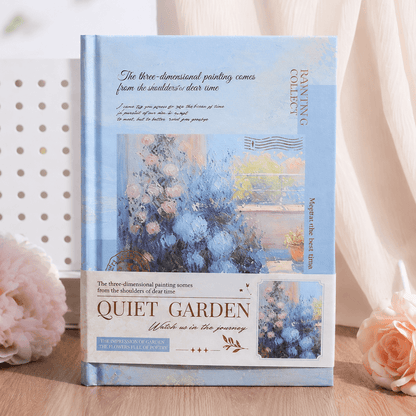 Quiet Garden Hardcover Journal Notebook