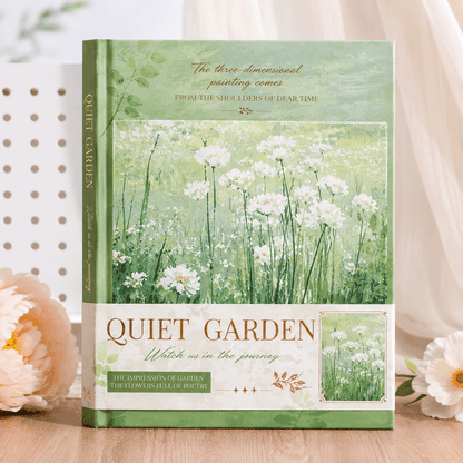 Quiet Garden Hardcover Journal Notebook