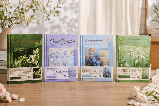Quiet Garden Hardcover Journal Notebook