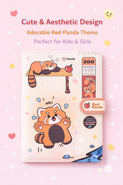 Cute Animal Magnetic Lock Diary Notebook