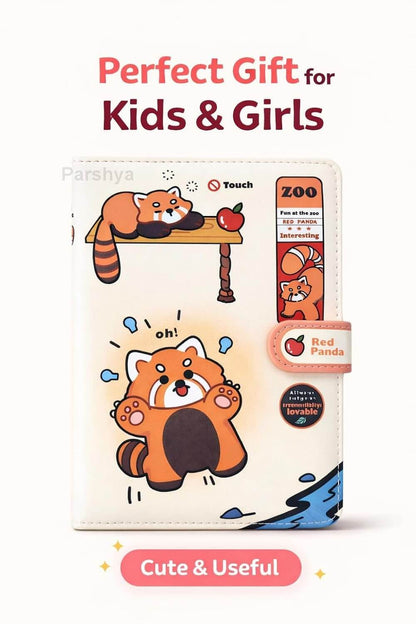 Cute Animal Magnetic Lock Diary Notebook