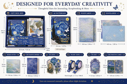 Starry Night Journal Scrapbook Kit