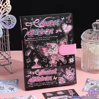 Premium Butterfly Magnetic Diary Gift Set
