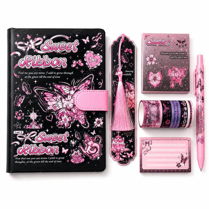 Premium Butterfly Magnetic Diary Gift Set