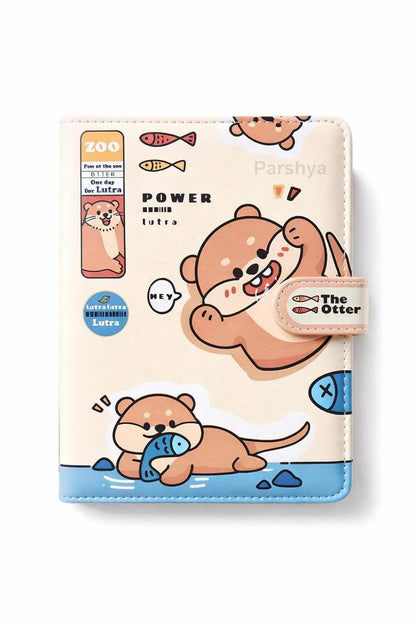 Cute Animal Magnetic Lock Diary Notebook