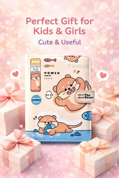 Cute Animal Magnetic Lock Diary Notebook