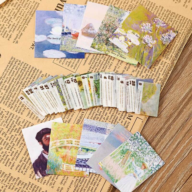 Vincent Van Gogh Vintage Aesthetic Scrapbook Kit