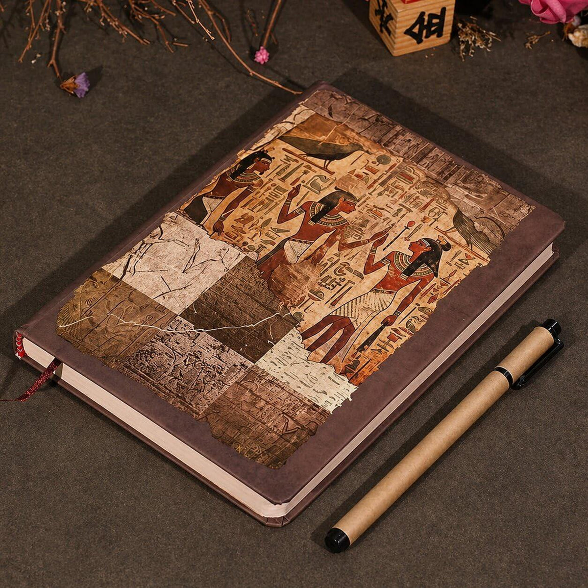 Vintage Ancient Egyptian Hardcover Journal