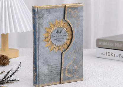 Vintage Sunflower Hardcover Journal with Magnetic Flap Closure