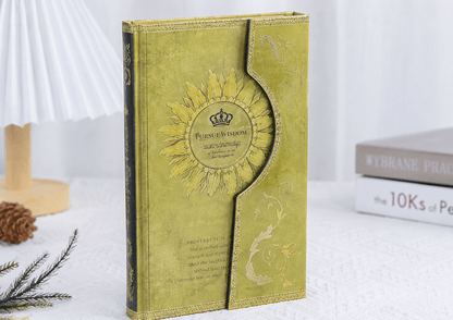 Vintage Sunflower Hardcover Journal with Magnetic Flap Closure