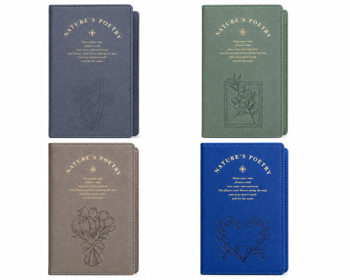 Nature’s Poetry Diary Notebook with Pen